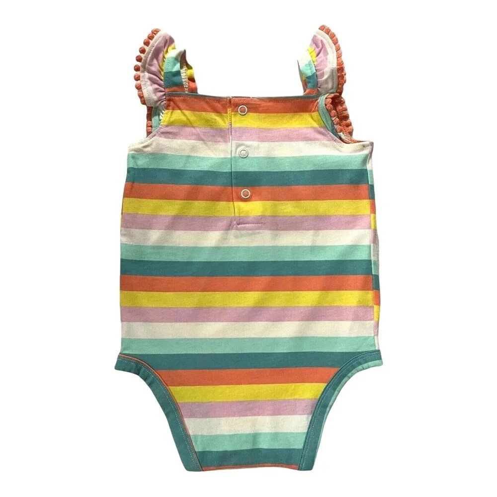 Carters Baby Girl's 2-Piece Pants & Bodysuit Outfit Set 12-24 Month Blue-Multi‎